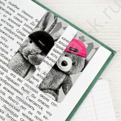 Закладки магнитные "Звери в шапочках" набор 2шт | Фото 7