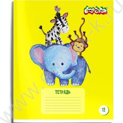 Тетрадь  12л линейка косая "Первая тетрадь" /лак /4вида | Фото 2