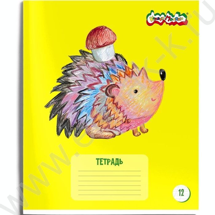 Тетрадь  12л линейка косая "Первая тетрадь" /лак /4вида | Фото 3