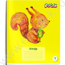 Тетрадь  12л линейка косая "Первая тетрадь" /лак /4вида | Фото 4