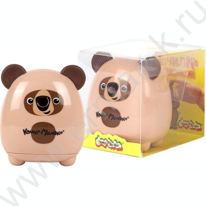 Точилка механическая 1отв. пластик/с контейнером/ "Мишка" /ассорти | Фото 5