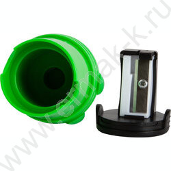 Точилка 1отв. пластик Котики+ластик /с контейнером | Фото 7