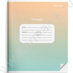 Тетрадь  12л линейка косая "Градиент" /лак/ 4вида | Фото 3
