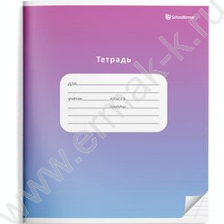 Тетрадь  12л линейка косая "Градиент" /лак/ 4вида | Фото 4