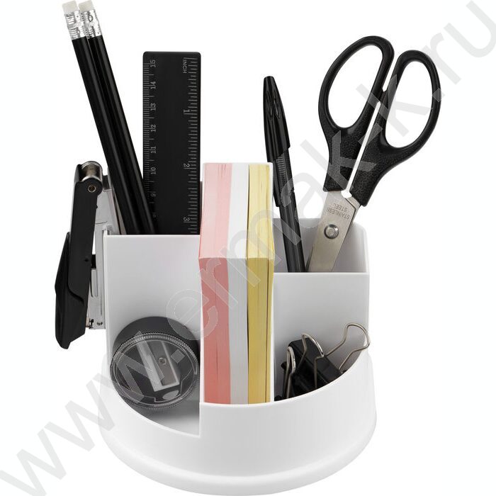 Подставка д/каранд. и ручек Авангард белая | Фото 6