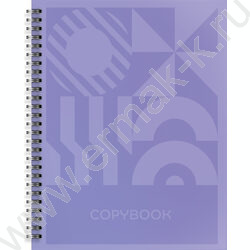 Тетрадь  48л А5+ клетка/спираль "Абстрактное мышление"  /мел. карт., лак /ассорти | Фото 2