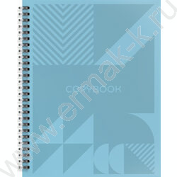 Тетрадь  48л А5+ клетка/спираль "Абстрактное мышление"  /мел. карт., лак /ассорти | Фото 3