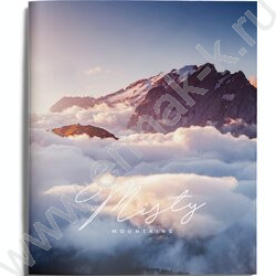 Тетрадь  48л А5+ линейка "Живописные горы" /мел. карт., спл. лак /4вида | Фото 2