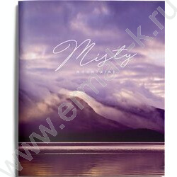 Тетрадь  48л А5+ линейка "Живописные горы" /мел. карт., спл. лак /4вида | Фото 5