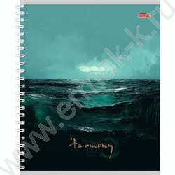 Тетрадь  48л клетка/спираль "Водный пейзаж" ассорти | Фото 2