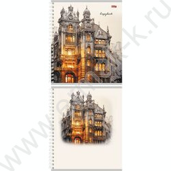 Тетрадь  96л клетка/спираль "Очаровывающая архитектура" ассорти | Фото 2