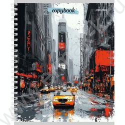 Тетрадь  96л клетка/спираль "Улицы мегаполиса" ассорти | Фото 2
