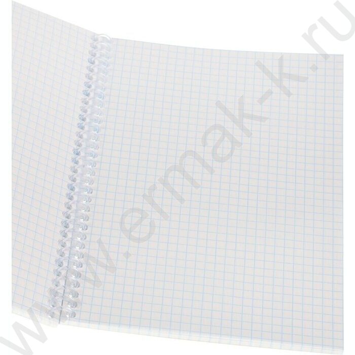 Тетрадь  96л клетка/спираль "Чёрные кубы" ассорти | Фото 4