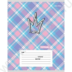 Тетрадь  12л клетка "Корона" 5видов | Фото 6