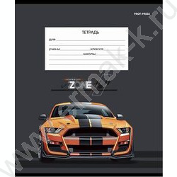 Тетрадь  12л клетка "Кутая тачка" 5видов | Фото 2
