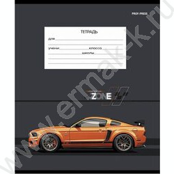 Тетрадь  12л клетка "Кутая тачка" 5видов | Фото 4