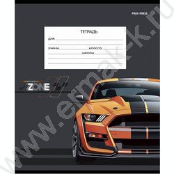 Тетрадь  12л клетка "Кутая тачка" 5видов | Фото 5