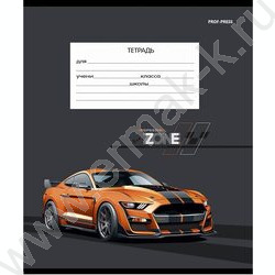 Тетрадь  12л клетка "Кутая тачка" 5видов | Фото 6