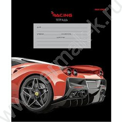 Тетрадь  12л линейка "Красная машина" 5видов | Фото 2