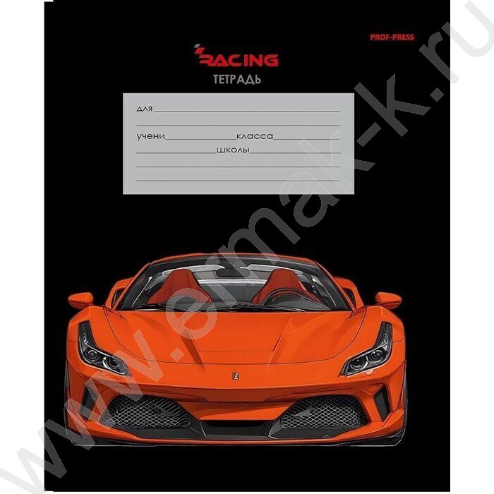 Тетрадь  12л линейка "Красная машина" 5видов | Фото 6