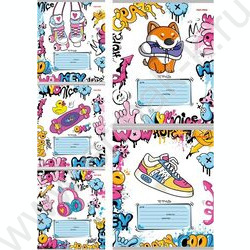 Тетрадь  12л линейка "Современные дизайны-1" 5видов | Фото 1