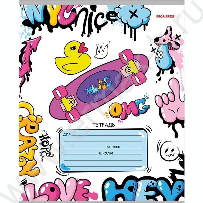 Тетрадь  12л линейка "Современные дизайны-1" 5видов | Фото 4