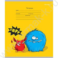 Тетрадь  12л линейка косая "Микс" ассорти | Фото 6