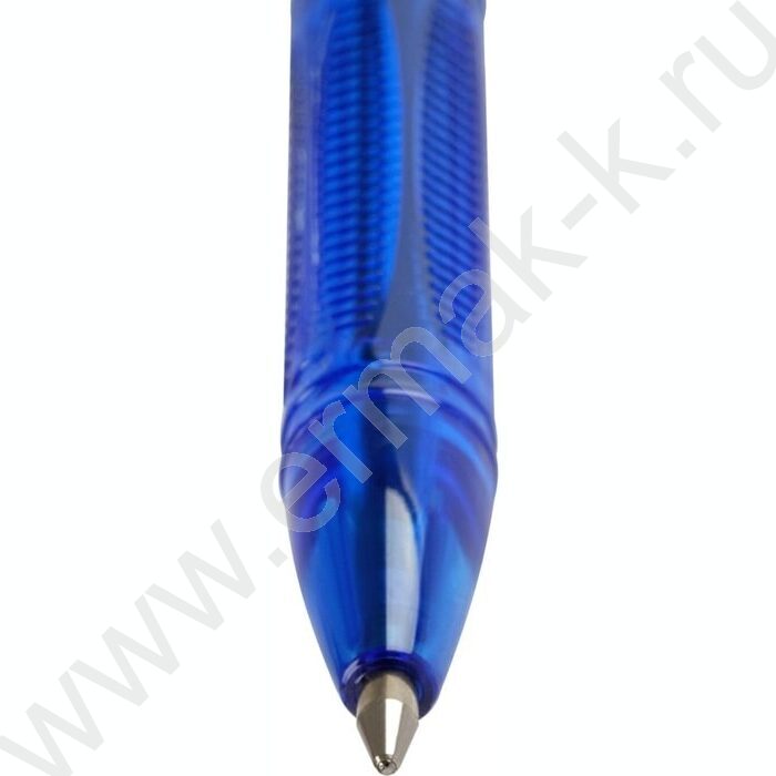 Ручка шар 0,7мм "555" синяя тонированный корпус | Фото 4