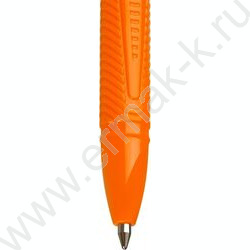 Ручка шар 0,7мм "Орбита 100" синяя оранжевый корпус | Фото 4
