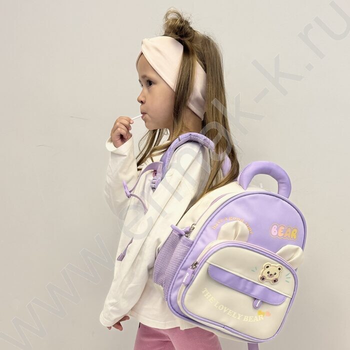 Рюкзак 30*25*12см. /сиреневый | Фото 6