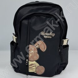 Рюкзак "Заяц" 42*30*13см. /черный | Фото 1