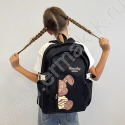 Рюкзак "Заяц" 42*30*13см. /черный | Фото 5