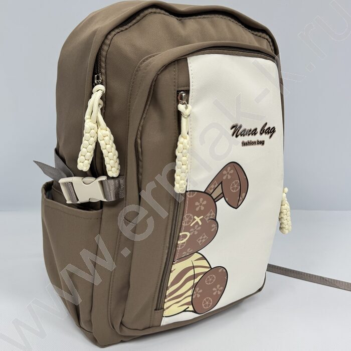 Рюкзак "Заяц" 42*30*13см. /коричневый | Фото 1