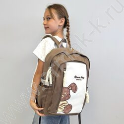 Рюкзак "Заяц" 42*30*13см. /коричневый | Фото 5