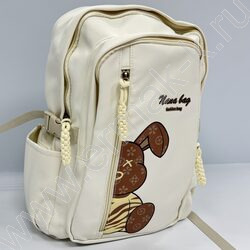 Рюкзак "Заяц" 42*30*13см. /молочный | Фото 1