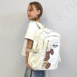 Рюкзак "Заяц" 42*30*13см. /молочный | Фото 5