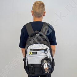 Ранец с кошельком 46*31*17см. /черный | Фото 5