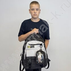 Ранец с кошельком 46*31*17см. /черный | Фото 6