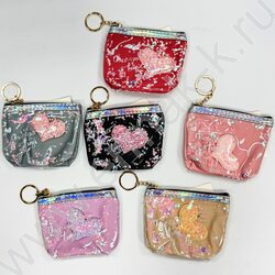 Кошелек 12*9*4см. PVC /ассорти, mix 6 цветов NEW | Фото 1