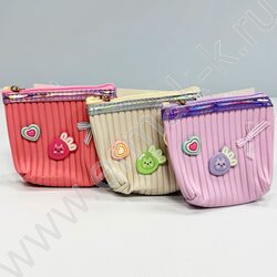 Кошелек 12*9*4см. PVC /ассорти, mix 6 цветов NEW | Фото 2
