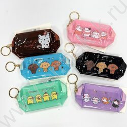 Кошелек 10*6*4см. PVC /ассорти, mix 6 цветов NEW | Фото 1
