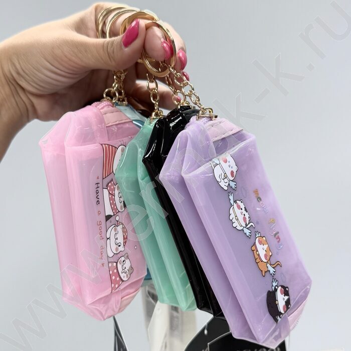 Кошелек 10*6*4см. PVC /ассорти, mix 6 цветов | Фото 4