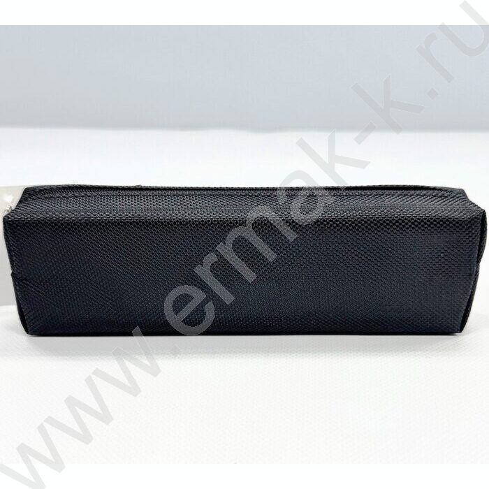 Пенал-косметичка 20*4*6см. /черный, полиэстер | Фото 1