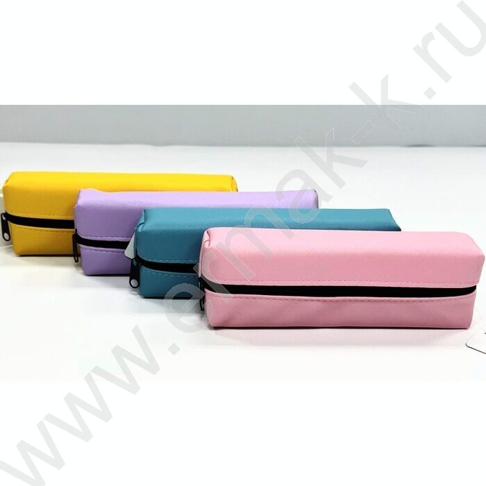 Пенал-косметичка "Pastel" /22*8*4см. /ассорти, полиэстер | Фото 1