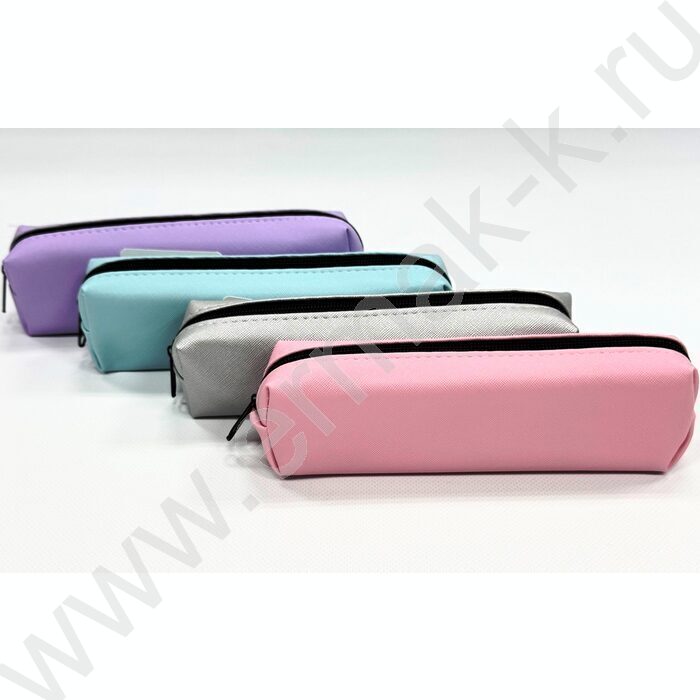 Пенал-косметичка "Pastel" /20*3*6см. /ассорти, полиэстер | Фото 1