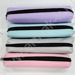 Пенал-косметичка "Pastel" /20*3*6см. /ассорти, полиэстер NEW | Фото 2