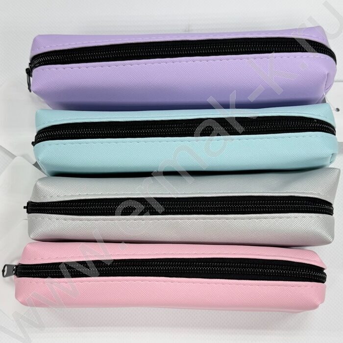 Пенал-косметичка "Pastel" /20*3*6см. /ассорти, полиэстер | Фото 2