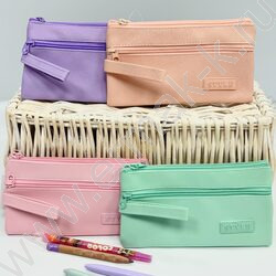 Пенал-косметичка "Style Pastel" 19,5*11см. /ассорти, полиэстер NEW | Фото 6
