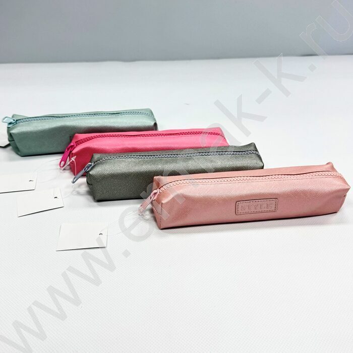 Пенал-косметичка "Style Metallic" 20*5*3,5см. /ассорти, полиэстер | Фото 1