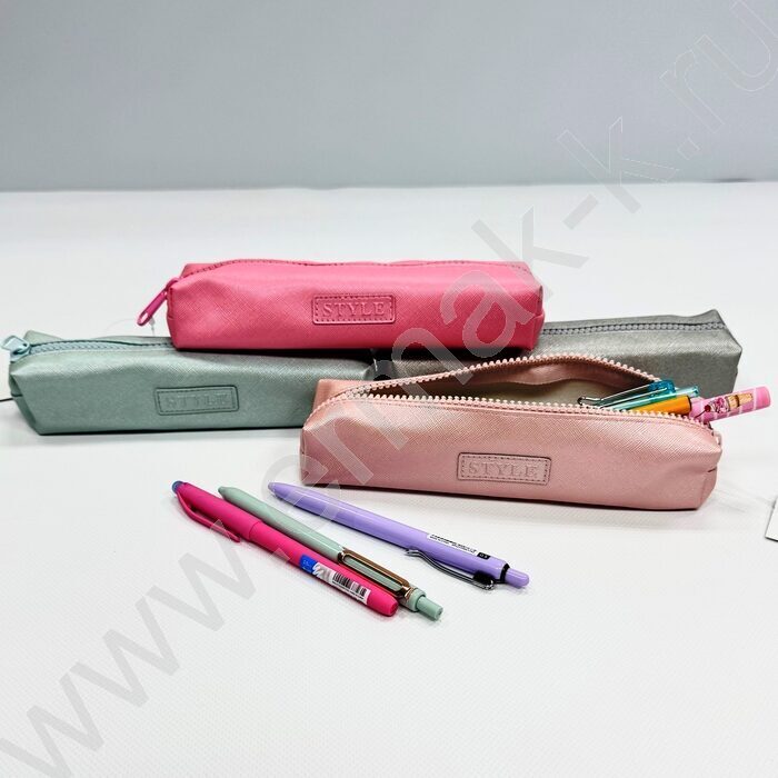 Пенал-косметичка "Style Metallic" 20*5*3,5см. /ассорти, полиэстер | Фото 3